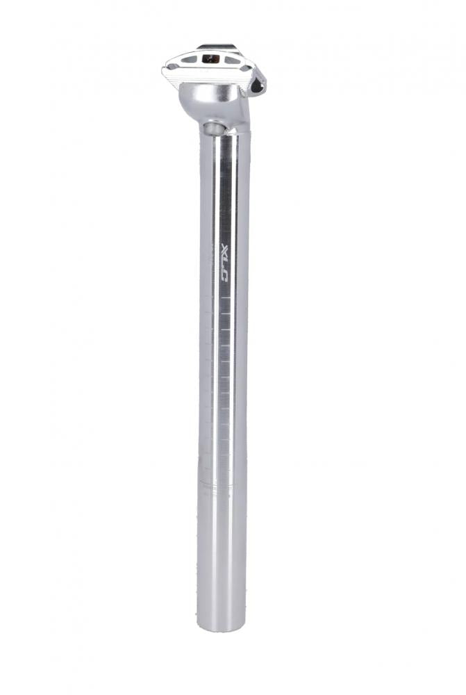 XLC Sattelstütze SP-R07 Ø25,0mm L350mm silber, Aluminium, 20mm Versatz, für MTB, Trekking- und Citybikes, leicht, stabil, hohe Korrosionsbeständigkeit
