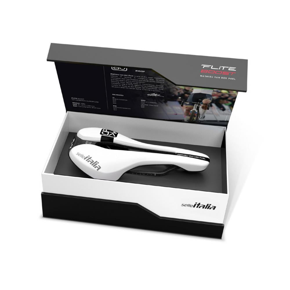 Selle Italia Flite Boost Kit Carbonio Superflow MVDP Edition L3 Rennradsattel