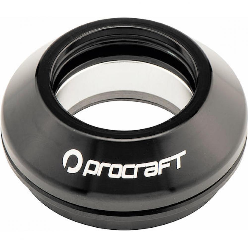 Procraft Steuersatz SIO 1 1/8" Schwarz - präzise Lenkperformance für Semi-integrierte Steuerrohre