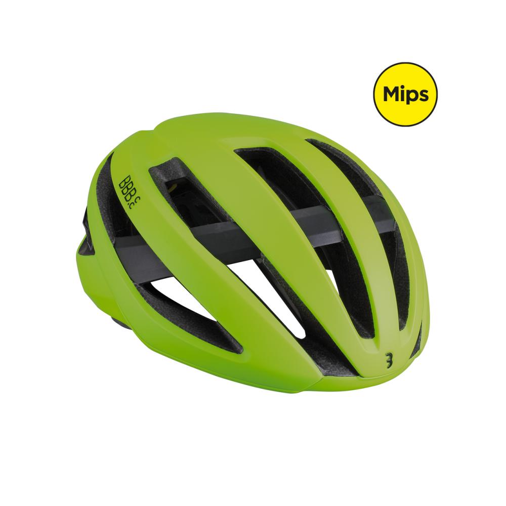 BBB Cycling Helm Maestro MIPS S matt neongelb - maximaler Rundumschutz und Belüftung