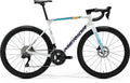 Merida Scultura 6000 Rennrad M Pearl-Blue-Team, Carbonrahmen, Shimano 105 Di2 12-fach, hydraulische Scheibenbremsen, Vision SC30 Carbon Laufräder, ca 8,2 kg