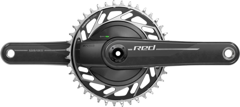 SRAM Kurbelgarnitur Quarq RED XPLR WIDE 170 mm / 40T - präziser Leistungsmesser für Gravel