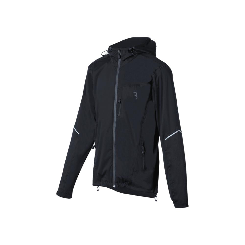 BBB Cycling Regenjacke DeltaShield BBW-268 schwarz XXL - wasserdichte, atmungsaktive Fahrradjacke