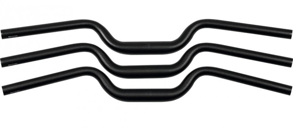 Ergotec Lenkerbügel M-Bar L Alu Ø 31,8 mm 700 mm schwarz/matt 18° Level 6