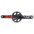 SRAM Kurbelgarnitur X01 SB+ DUB 170 mm rot - Leichte Carbon-Power für 1x12 MTB-Antriebe