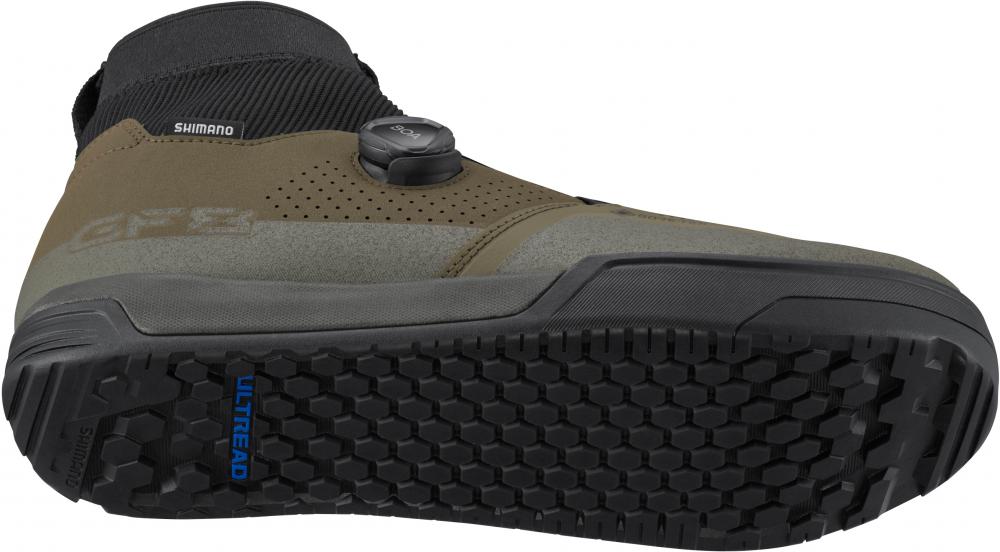 SHIMANO Fahrradschuhe GF800GTX Herren/Damen MTB Flatpedal Größe 45 Grün