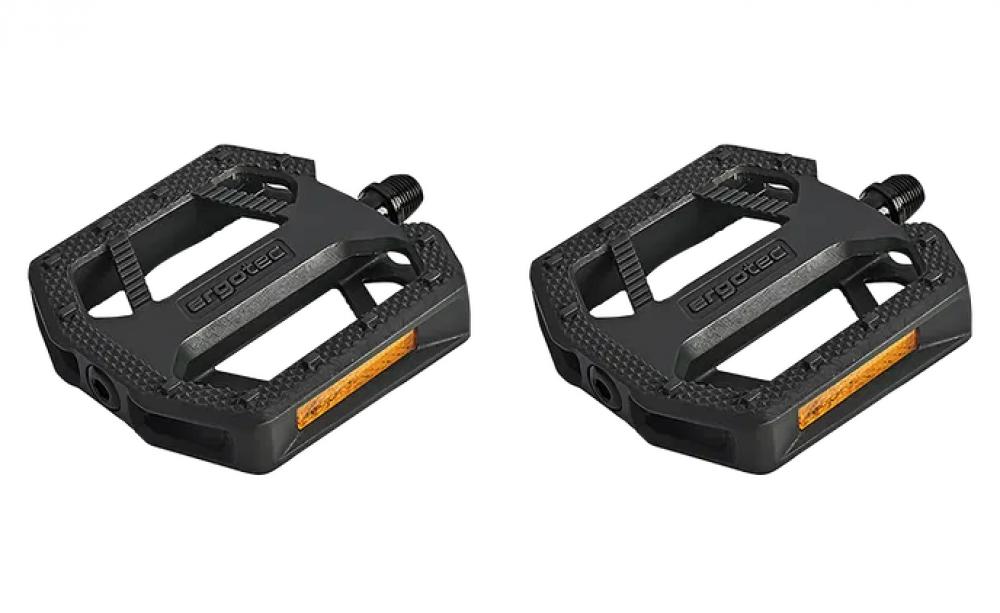 ergotec Pedale EP-M 9/16 schwarz Polypropylen rutschfest 110x108 mm robust