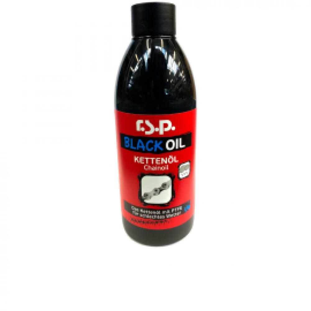 r.s.p. Black Oil Kettenöl 250 ml - Haftfähiges Kettenöl mit PTFE für nasse Bedingungen