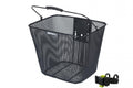 Vorderradkorb Basil Bilbao sw, feinmaschig, Stahl, KF, inkl. Halter