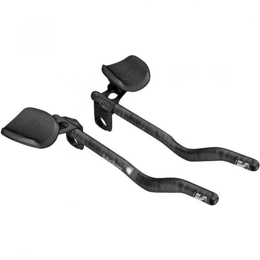 Vision Lenkeraufsatz Trimax Carbon Clip-On 31,8 x 210-360 mm Schwarz - aerodynamische Triathlon-Performance