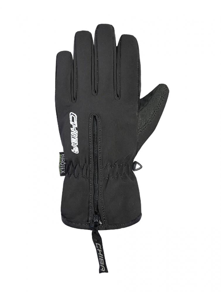 CHIBA Kids Basic Finger - Kinder Radhandschuhe schwarz, wasserdicht, Größe III