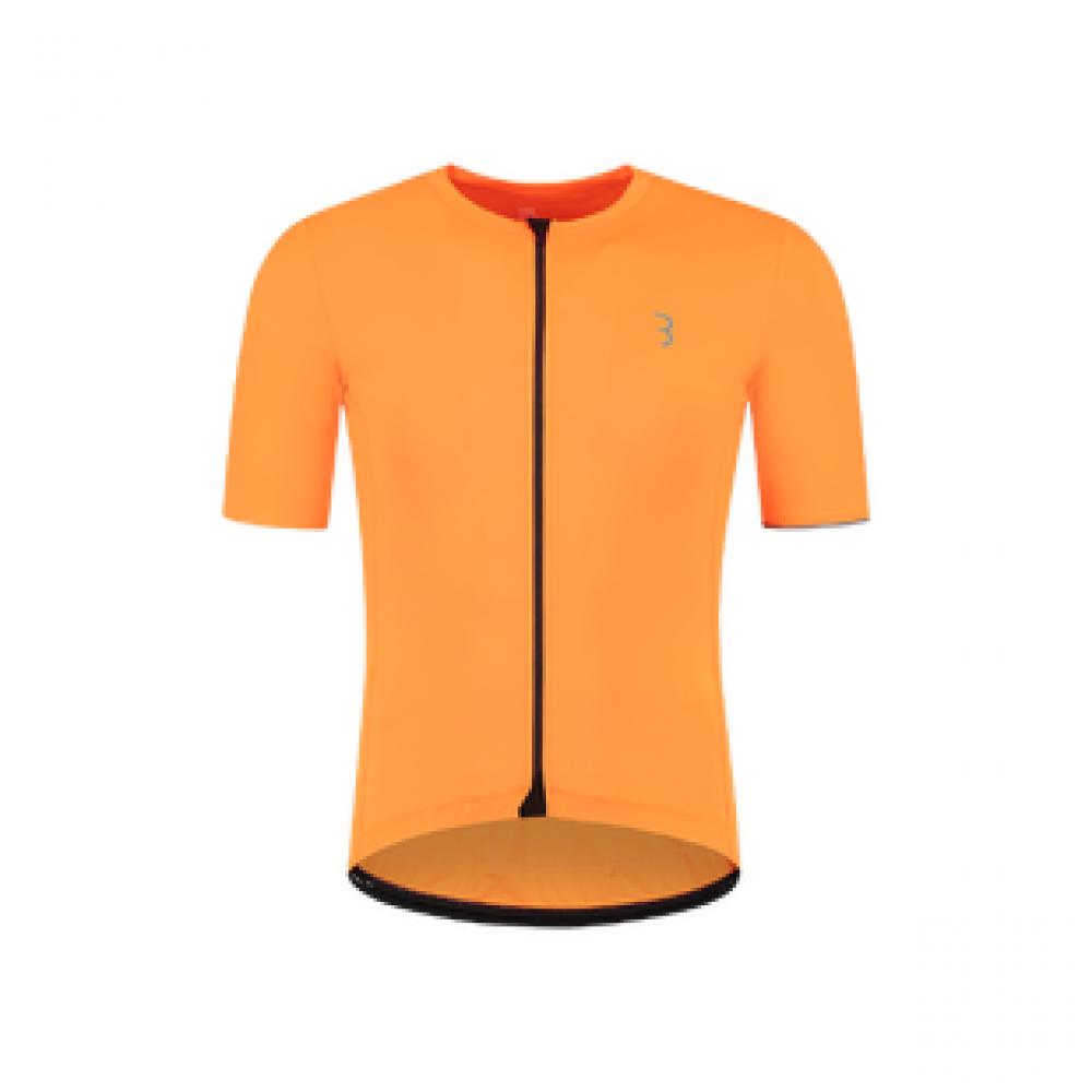 BBB Cycling Trikot Essence (male) S neon - atmungsaktives Rennrad-Trikot für Training & Tour