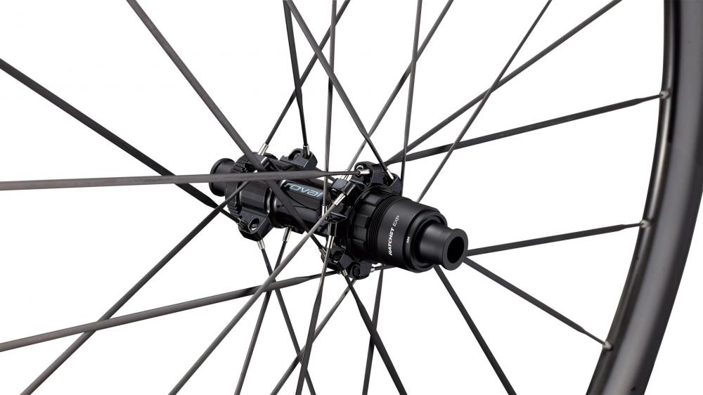 Specialized ALPINIST CLX III 700C REAR GLOSS CARBON/GLOSS WHITE - leichtes Performance-Laufrad