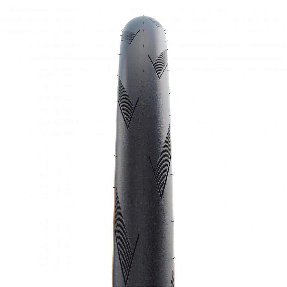 Schwalbe PRO ONE TT 700x25C Faltreifen, schwarz mit ADDIX Race Profil für Rennräder.
