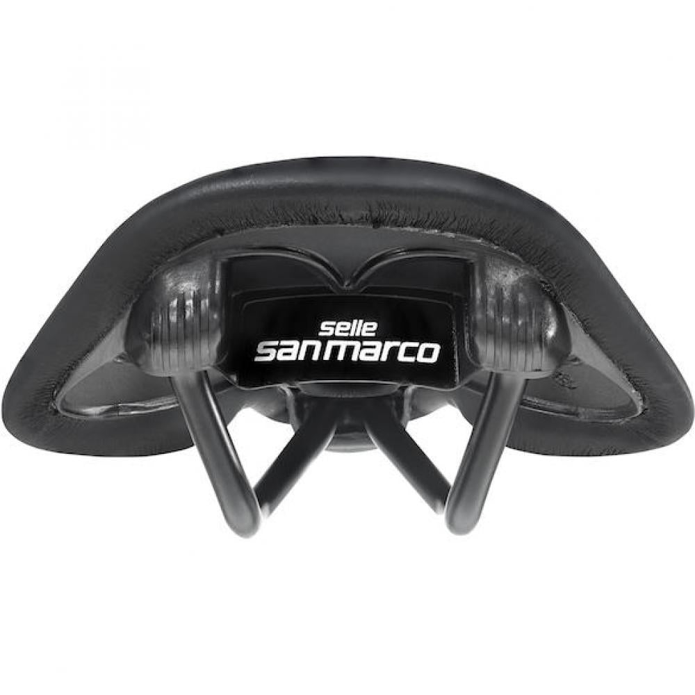 Selle San Marco Sattel Shortfit 130 Racing 130 x 255 mm Schwarz - maximaler Road-Performance-Komfort