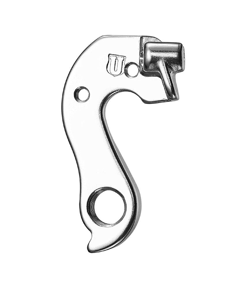 Silbernes Marwi Schaltauge GH-201 mit 'Uo'-Logo, Ersatzteil für Cube Fahrräder.