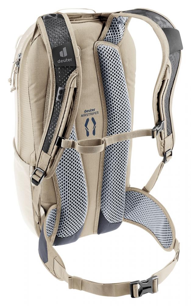 Deuter Race 16 Fahrradrucksack 16 Liter Alu-Greystone - Leichter Mountainbike-Rucksack mit Airstripes