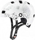 uvex kid 3 Kinderhelm 51-55 cm - White Flower Black