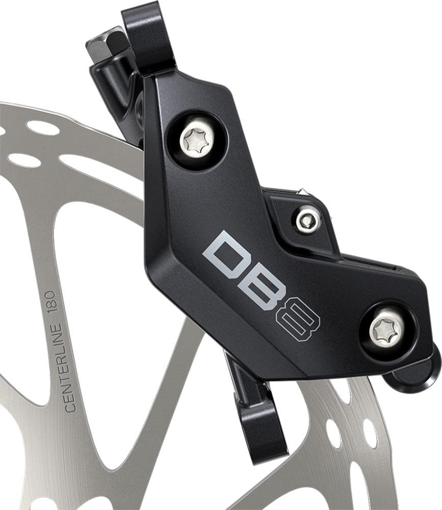 SRAM DB8 Stealth Hinterradbremse - robuste Mineralöl-Scheibenbremse mit Code-Power