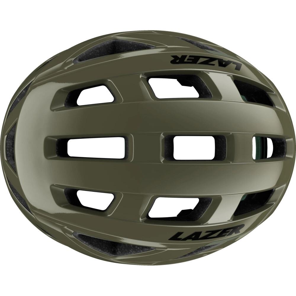 LAZER Helm Tonic KinetiCore Road Pine Grün S (52-56 cm) - leichter Allround-Rennradhelm