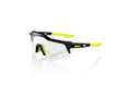 100% Speedcraft XS - Photochromic Lens unis gloss black - leistungsstarke Sportbrille mit selbsttönender Scheibe