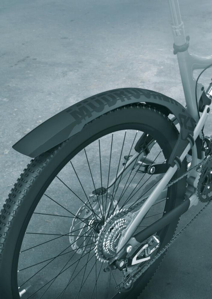 SKS Mudrocker Rear Schutzblech für Mountainbikes - 27 - 5-29 schlagfester Kunststoff optimaler Spritzschutz einfache Montage mit Klettstraps kompatibel mit Vario-Sattelstützen