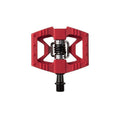 Crankbrothers Double Shot 1 Hybrid-Pedal in Rot-Schwarz.