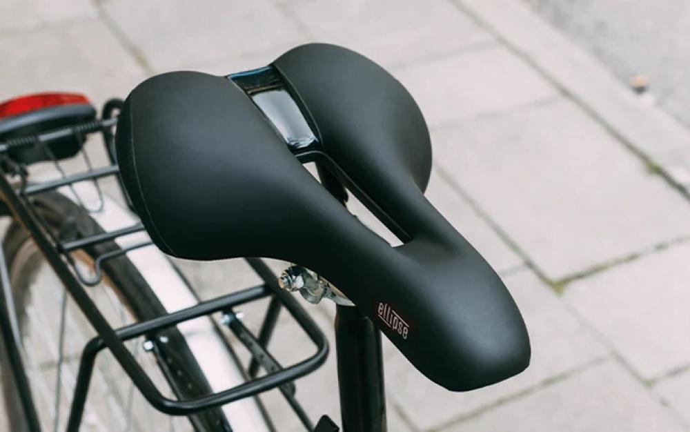 Schwarzer Selle Royal Ellipse Moderate Fahrradsattel für maximalen City-Komfort, Unisex.