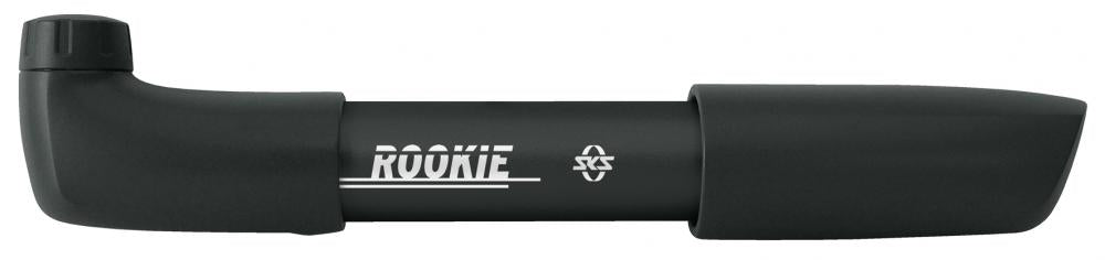 SKS Minipumpe Rookie - Reversibel, 225-240mm, Schwarz, Für DV/AV/SV, Leicht und Kompakt, Ideal für Unterwegs