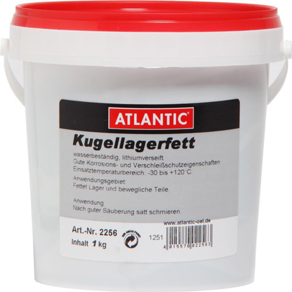 Atlantic Kugellagerfett Eimer 1kg 2256 - Hochleistungs-Schmierfett für Kugellager