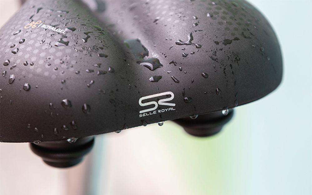 Nasser Selle Royal Avenue Unisex Fahrradsattel mit Royalgel-Polsterung für hohen Komfort in der Stadt.