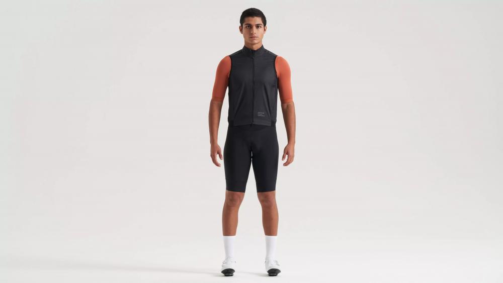 PRIME WIND VEST MEN BLK L - Herren Windweste Schwarz Größe L - Bekleidung