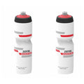 Zefal 2x Trinkflasche Magnum Pro 975ml weiß rot schwarz Flasche für Fahrrad.