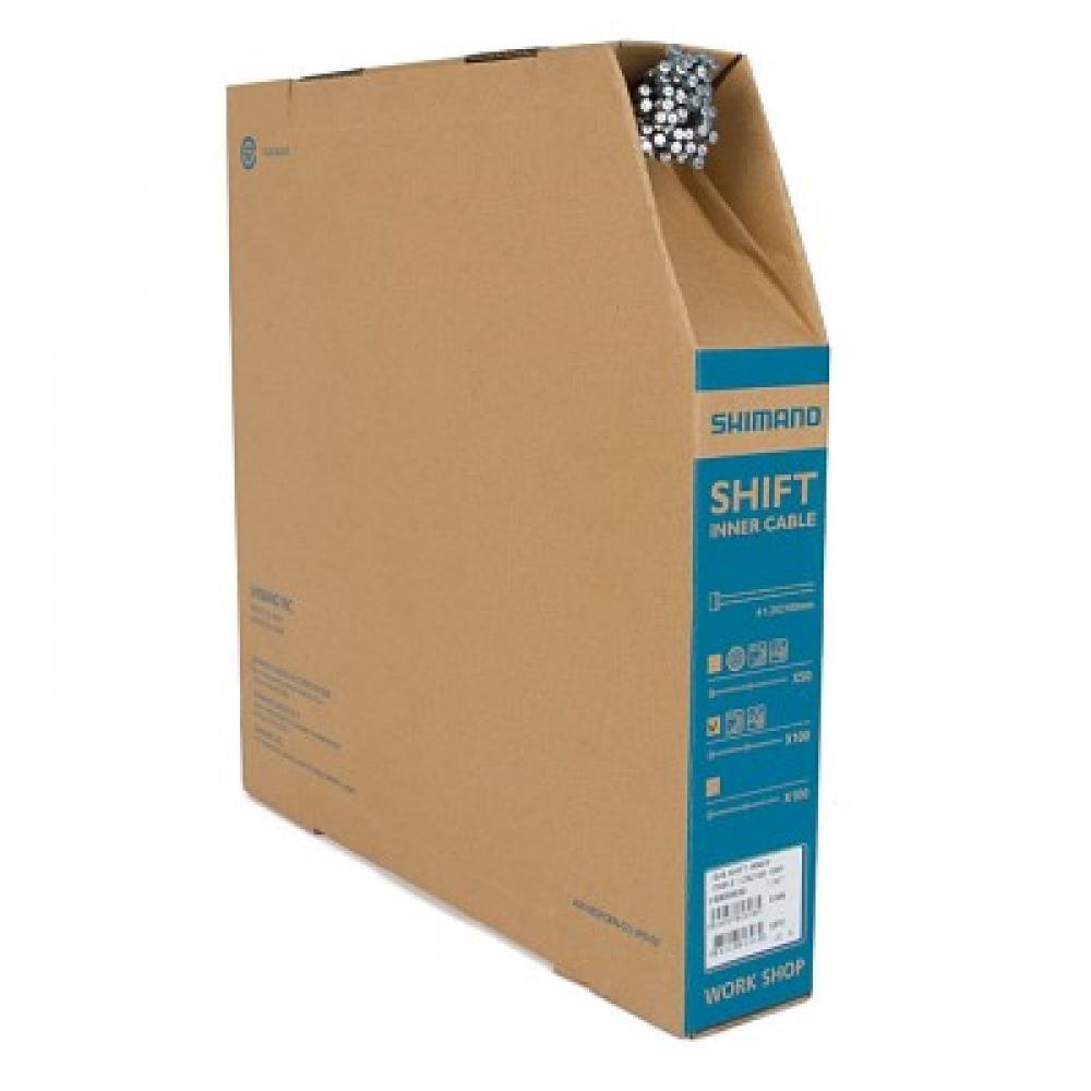 Shimano Schaltinnenzug stainless 1.2x2100 Box 100 Stück - präziser Schaltzug für langlebige Performance