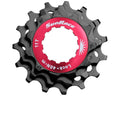 SunRace 10s Ersatzritzel 11-13-15Z schwarz mit rotem Lockring.