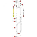 Manitou Zugstufe für Mastodon Pro STD/EXT 120/140 mm - präzise Fahrwerksabstimmung