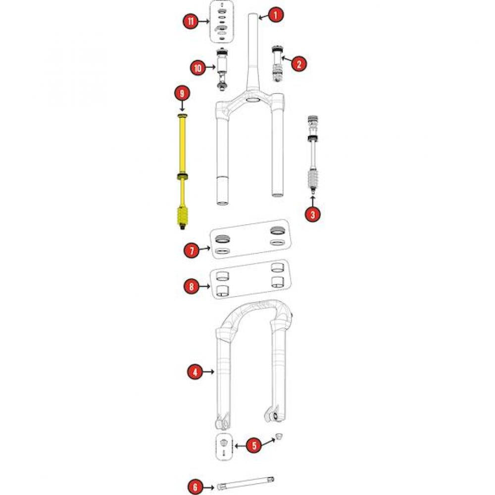 Manitou Zugstufe für Mastodon Pro STD/EXT 120/140 mm - präzise Fahrwerksabstimmung