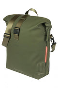Basil SoHo MIK Studs 17 Liter wasserdichte Fahrrad-Umhängetasche - moss green, mit LED & Organizer