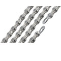 Connex 12WAX Fahrradkette 12-fach 118 Glieder 1/2 x 11/128 Zoll Silber - Gewachste Schaltperformance