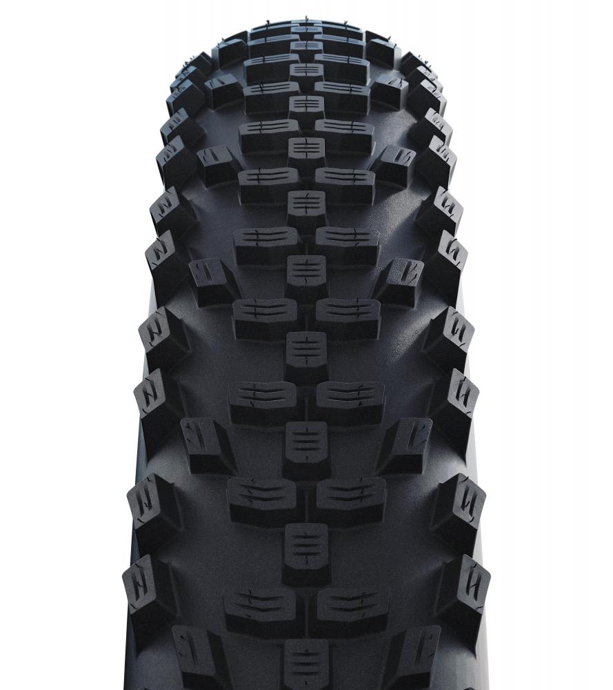 Schwalbe Smart Sam Active Line 40-305 Drahtreifen Schwarz: Nahaufnahme des vielseitigen MTB-Allround-Profils.