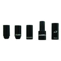 Jagwire Endkappen Elite Link Bremszugsets Aluminium - 12er Set Schwarz/Silber