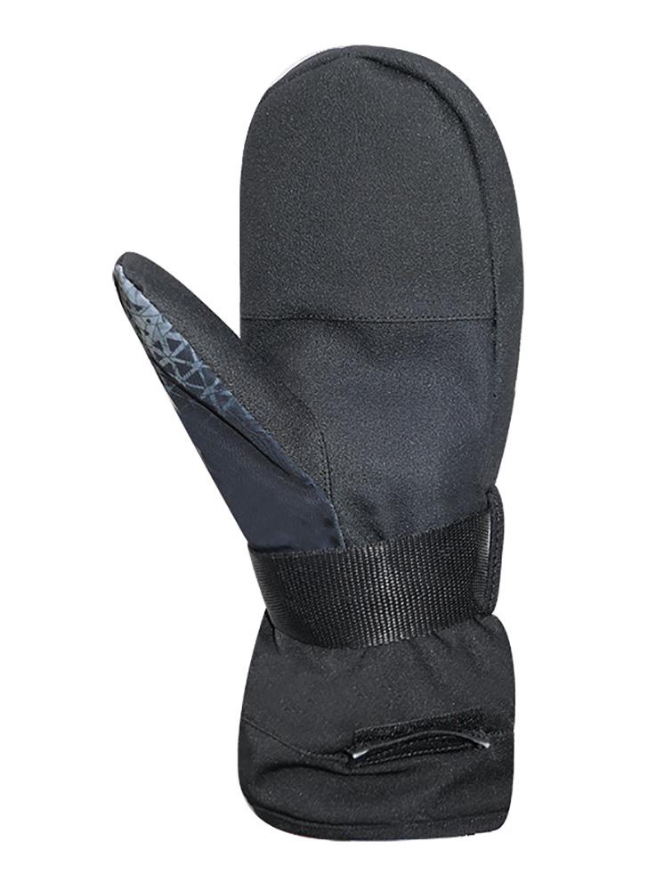 CHIBA Board Mitten - wasserdichte Primaloft Snowboard-Handschuhe, Größe 8, dk. grau/n