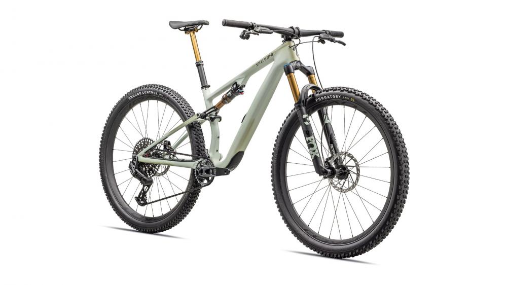 SPECIALIZED EPIC 8 PRO EVO - MTB Fully Carbon Größe S Fast Green/Spring/Metallic Spring - Mountainbike