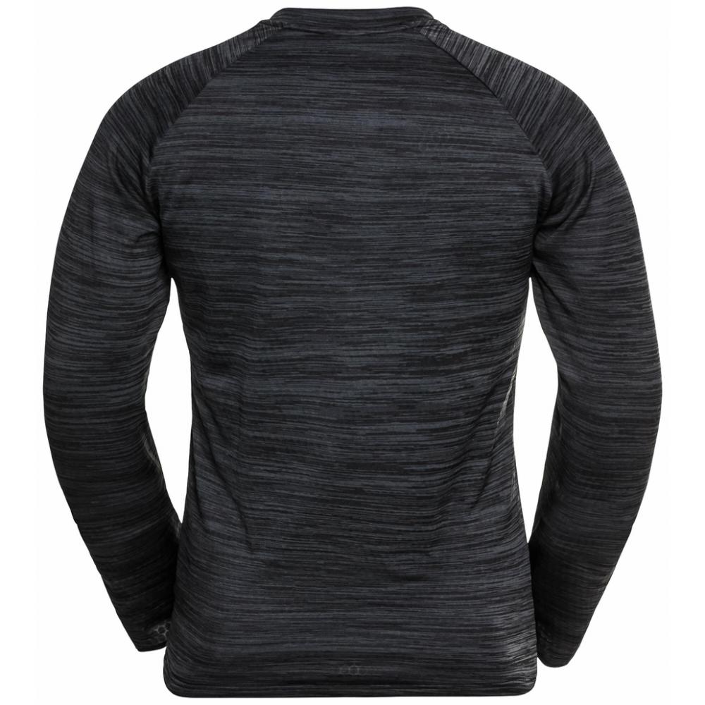 Odlo Men Mid Layer Run Easy black melange Größe S