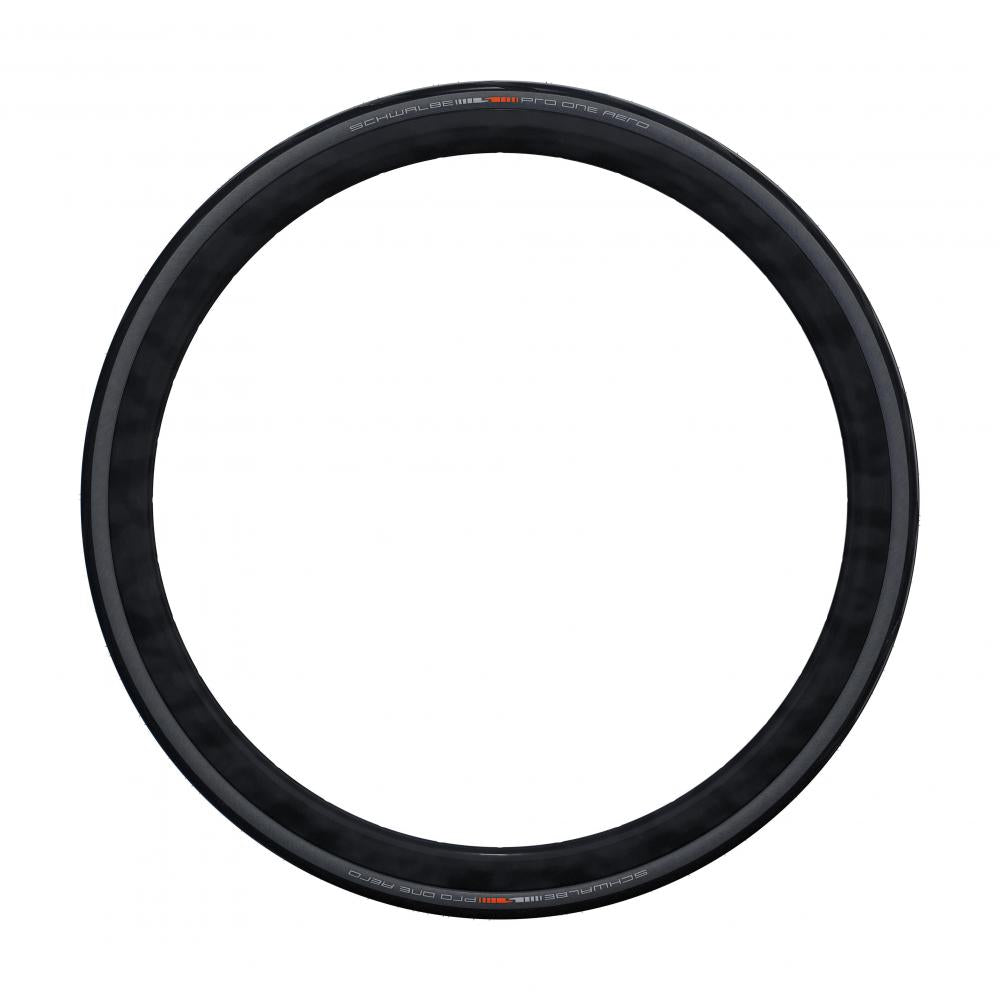 Schwalbe Pro One Aero Front Faltreifen 28x1,1 Zoll (28-622) Graphite - aerodynamischer Rennrad-Vorderreifen