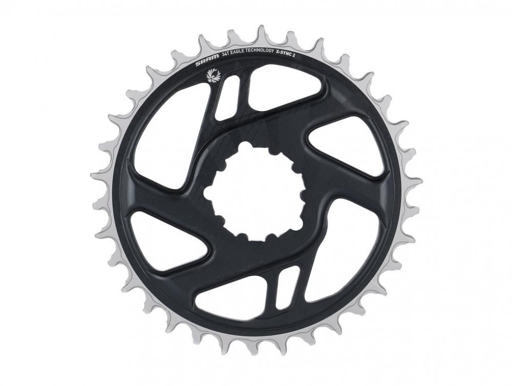 SRAM X-Sync 2 Eagle Kettenblatt 34T 3mm grau für 12-/11-fach Boost-Antrieb.