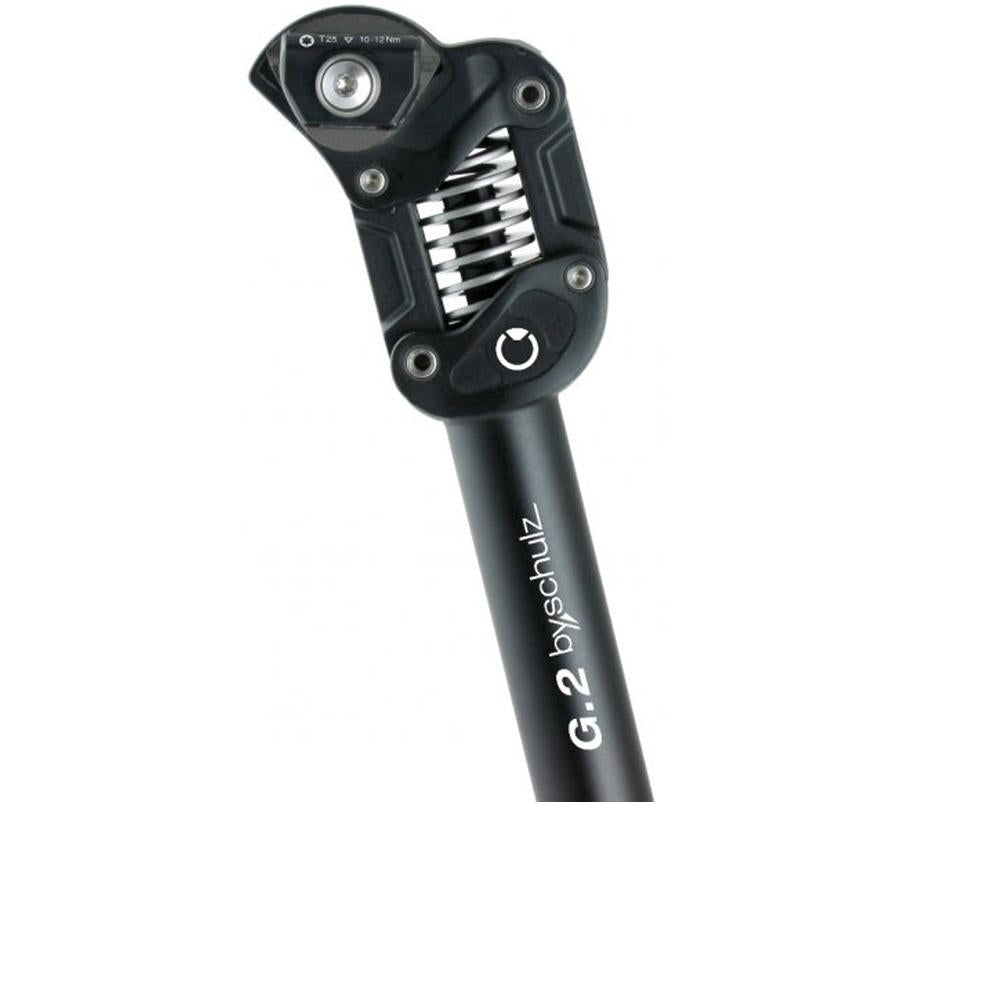 by.schulz G.2 ST Soft Sattelstütze 34,9 mm 450 mm Schwarz - gefederte Parallelogramm-Federsattelstütze