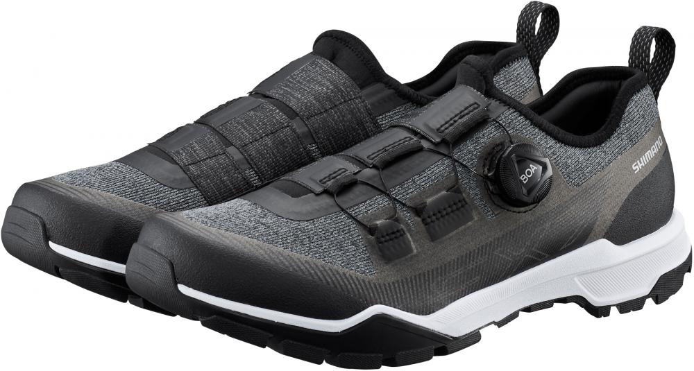 SHIMANO Fahrradschuhe EX700 - Herren/Damen Touring SPD, Größe 47, Schwarz