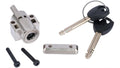Abus Bosch XPlus Schließzylinder mit zwei Schlüsseln und Befestigungsmaterial für PowerTube Akkus, sicheres Akkuschloss.