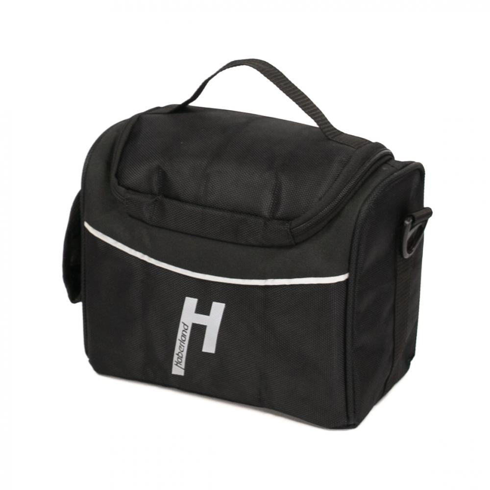 Haberland Lenkertasche Siebensachen 5l schwarz - geräumige Bike-Lenkerbag mit KLICKfix